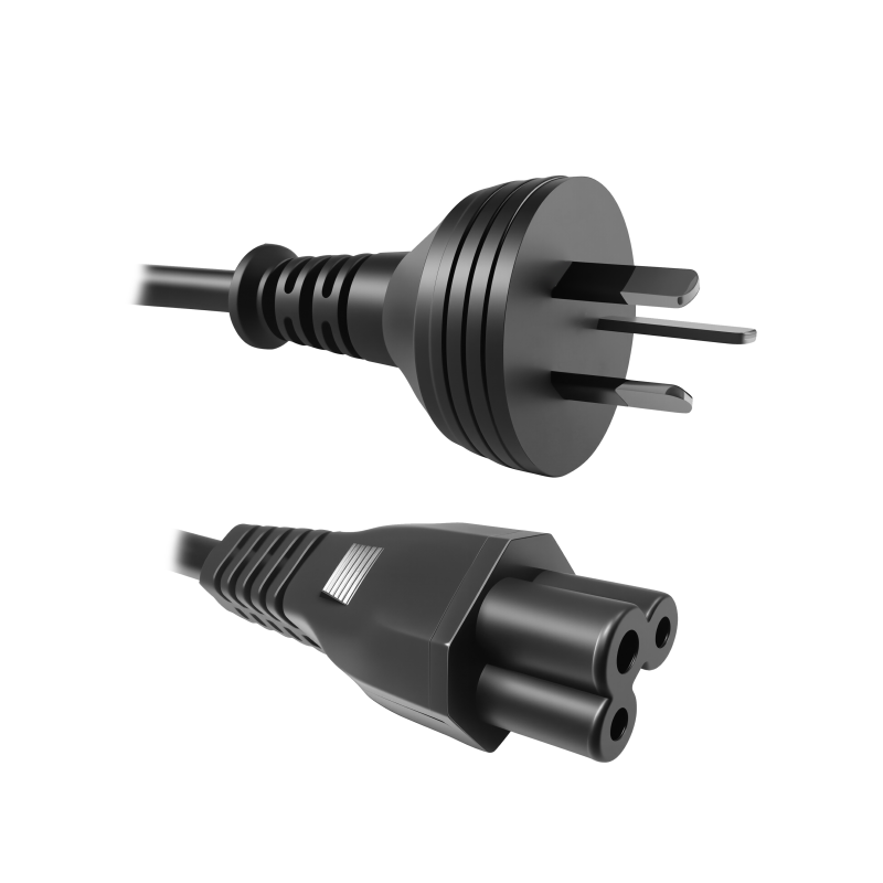 Cable Kelyx Power P/Cargador Notebooks Conector C5 Trebol Cobre Puro 1.2Mts (5323)