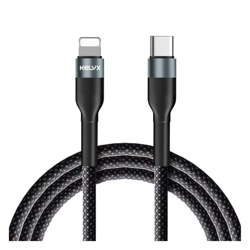 Cable Kelyx Magnetico Usb Type C A Lightning 27W 1Mt (5514)